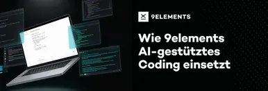 Symbolbild für AI gestütztes Coding bei 9elements.