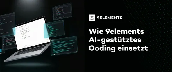 Symbolbild für AI gestütztes Coding bei 9elements.